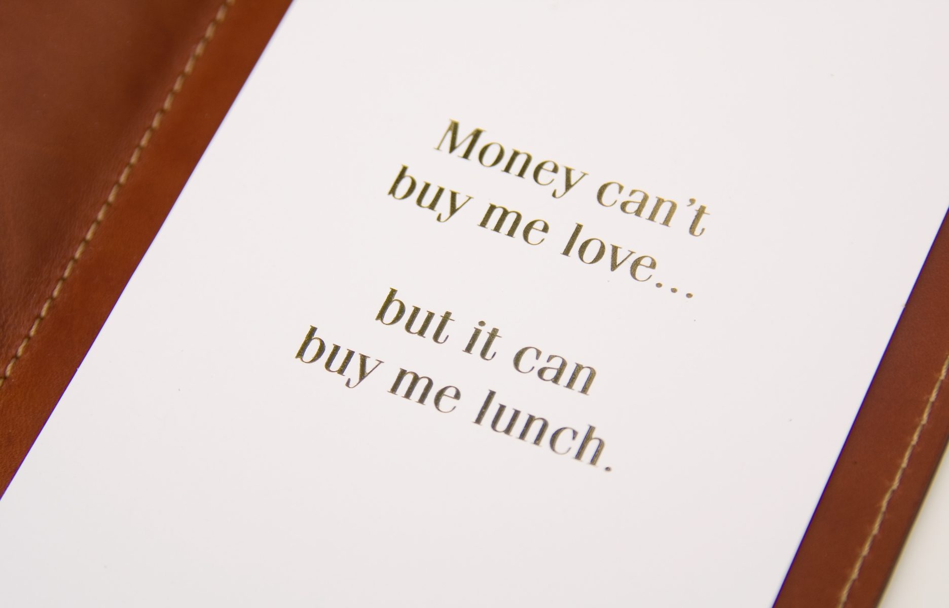 Can’t Buy Me Love